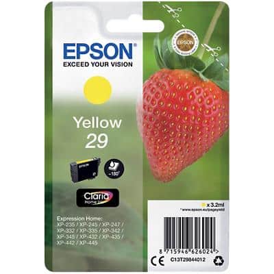 Epson 29 Original Tintenpatrone C13T29844012 Gelb