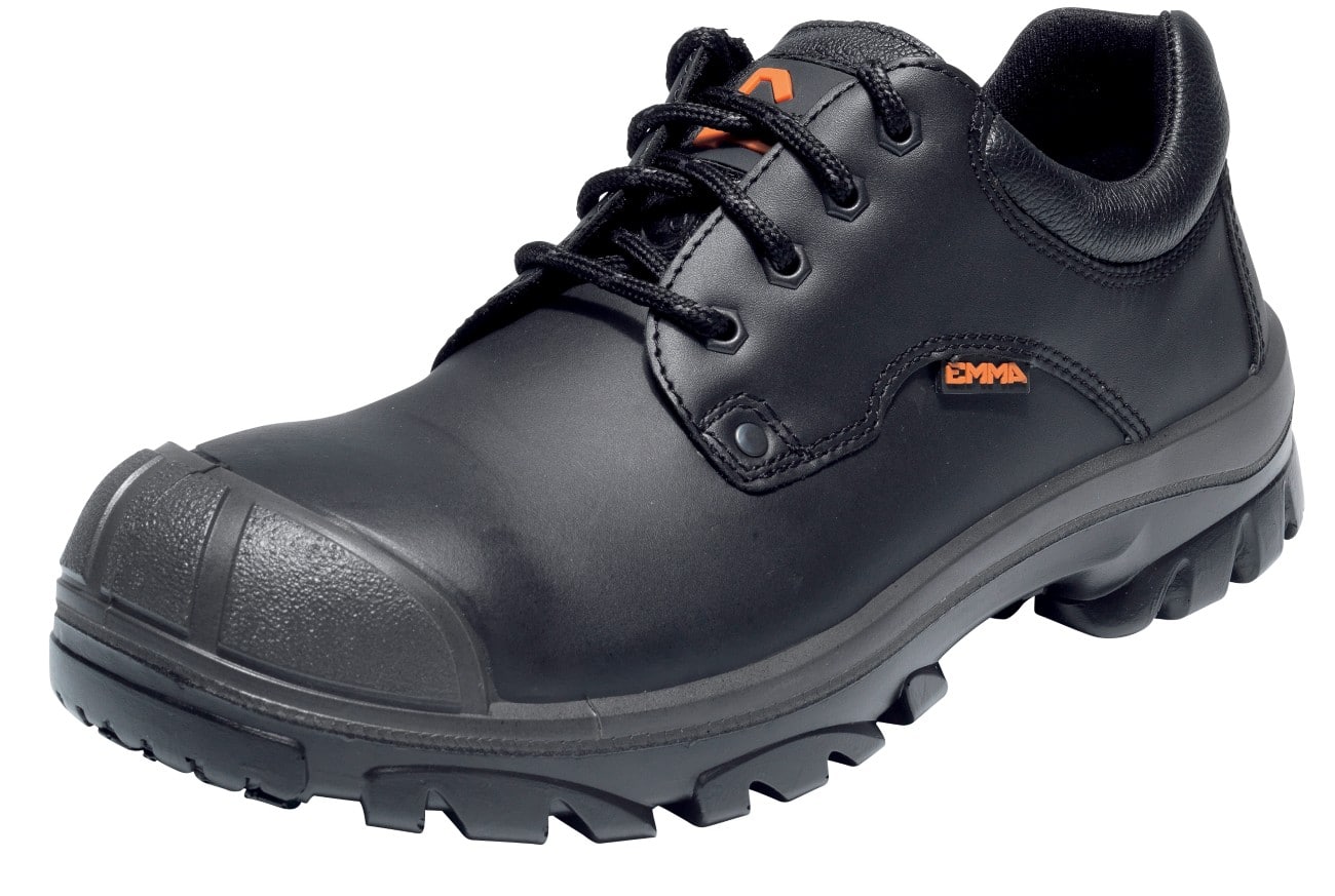 EMMA Sicherheitsschuhe Leder S3 low Größe 40 Schwarz 2 Stück