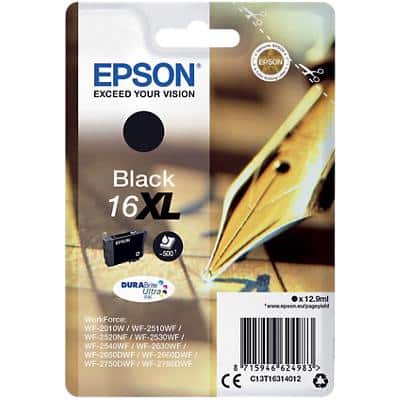 Epson 16XL Original Tintenpatrone C13T16314012 Schwarz