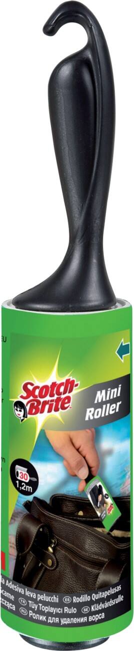Scotch-Brite Fusselrolle 3 x 16,8 cm Schwarz