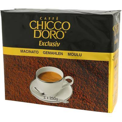 Chicco d'Oro Exclusiv Filterkaffee Gemahlen Aromatisch 2 Stück à 250 g