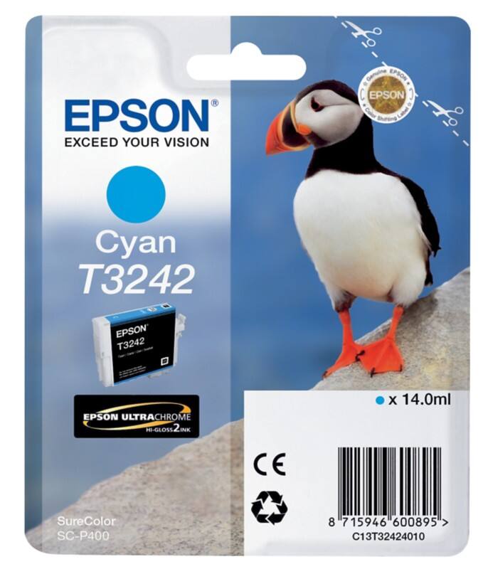 Epson T3242 Original Tintenpatrone T3242 Cyan