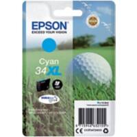 Epson 34XL Original Tintenpatrone C13T34724010 Cyan