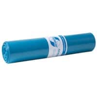 DEISS LDPE Premium Müllsäcke 120 L  Blau PE (Polyethylen) 55 Mikron 25 Stück