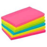 Viking Extra Sticky Haftnotizen 127 x 76 mm Farbig Sortiert Rechteckig 6 Stück à 90 Blatt