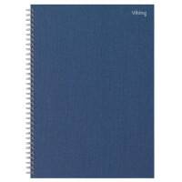 Office Depot Notebook DIN A4 Liniert Spiralbindung Pappkarton Hardback Blau Perforiert 160 Seiten 80 Blatt