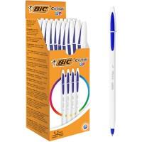 BIC Cristal Up Kugelschreiber Blau Mittel 0,35 mm 20 Stück