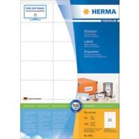 HERMA Universaletiketten 4451 Weiß DIN A4 70 x 42 mm 100 Blatt à 21 Etiketten