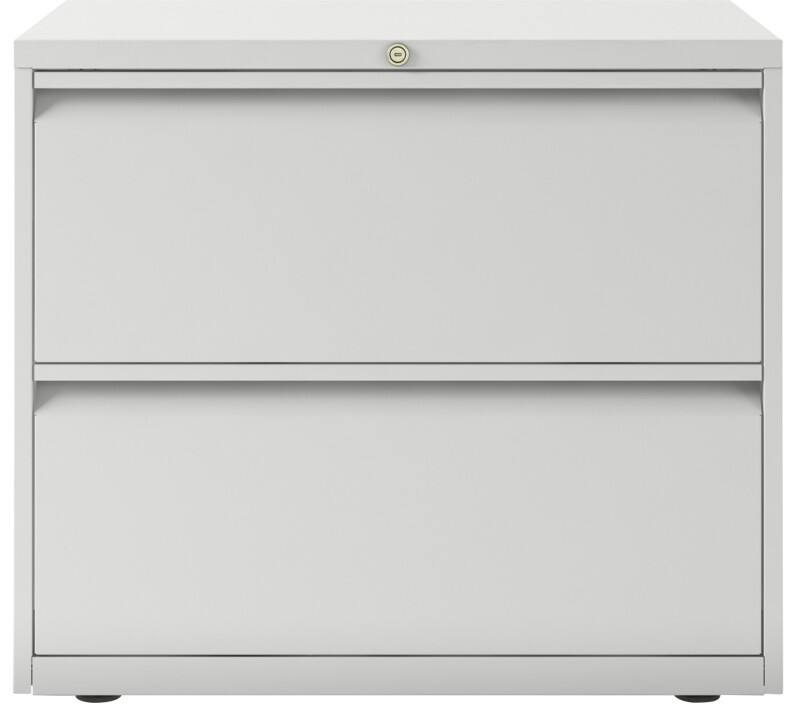 Bisley Schubladenschrank Essentials 2 Schübe Silber 800 x 470 x 1.000 mm