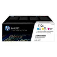 HP 410X Original Tonerkartusche CF252XM Cyan, Magenta, Gelb Multipack 3 Stück