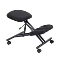 Realspace Kniestuhl Stoff Schwarz