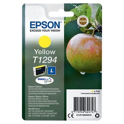 Epson T1294 Original Tintenpatrone C13T12944012 Gelb