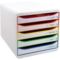 Exacompta Big-Box Plus Harlequin Polystyrol Harlequin, Weiß 27,8 x 34,7 x 27,1 cm