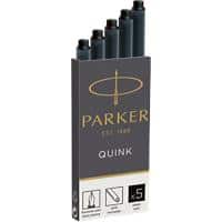 Parker Tintenpatrone Quink Schwarz 5 Stück