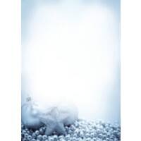 Sigel Weihnachten DIN A4 Briefpapier Blau, Weiß  90 g/m² 100 Blatt