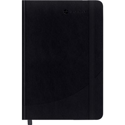 Foray Classic Notebook DIN A4 Liniert Gebunden PP (Polyproplylen) Hardback Schwarz Nicht perforiert 160 Seiten 80 Blatt