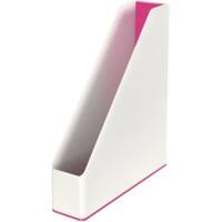 Leitz WOW Stehsammler Duo Colour DIN A4 Weiß, Pink 7,3 x 27,2 x 31,8 cm