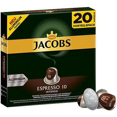Jacobs Espresso10 Intenso Kaffeekapseln 20 Stück à 5.2 g